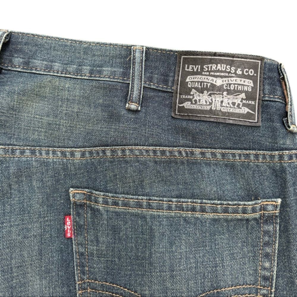 Levis Strauss & Co. Mens Denim 100% Cotton Boot Cut Jeans Size W42 L30 - Picture 5 of 7